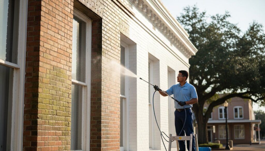 Commercial Exterior Cleaning in Downtown Ocala: The Business Owner’s Guide to Curb Appeal