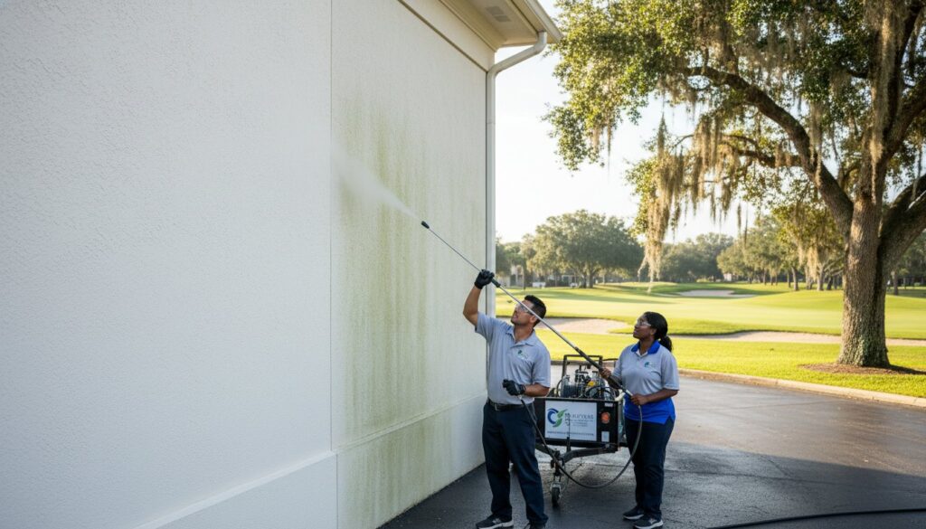 Commercial Pressure Washing in Country Club of Ocala: Preserving Elite Curb Appeal