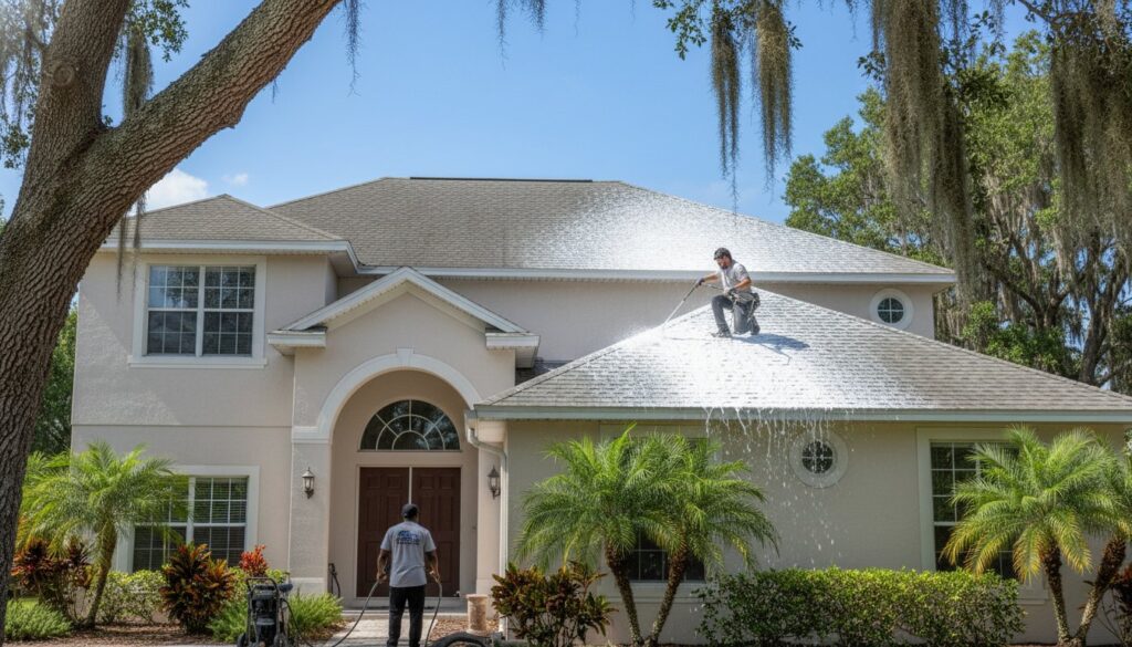 What Chemicals Are Used for Soft Wash Roof Cleaning? A Homeowner’s Guide
