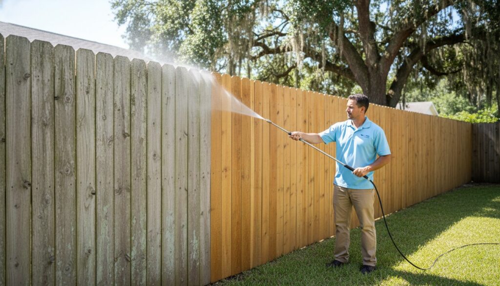 Wood Fence Pressure Washing: The Ultimate Guide to Safe Restoration